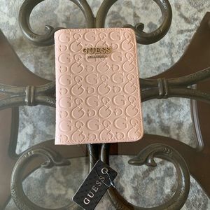 Guess Baby Pink Passport and Card Holder